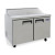 Admiral Craft GRSL-2D 47" W 2-Section 2 Doors Grista Refrigerated Salad or Sandwich Prep Table - 6.1 Amps