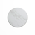 American Metalcraft MW14 14" Melamine White Marble Pattern Round Serving Board