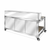 Eastern Tabletop H975BC3SSS Hub Buffet Brushed Aluminum Bar Kit