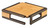 Cal-Mil 3902-3-84 12"W x 12"D x 3-1/4"H Square Bronze Metal Sierra Display Riser