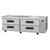 Hoshizaki CR72A 72.5"W Four Drawer Steelheart Series Refrigerated Low-Profile Equipment Stand