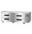 Hoshizaki CR72B Steelheart 72.5" W All Stainless Steel 2-Section with 4 Drawers Refrigerated Equipment Stand - 115 Volts