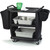 Carlisle CC203603 Black Bus Cart 36"L x 18"W