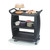 Carlisle CC203603 Black Bus Cart 36"L x 18"W