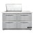 Continental Refrigerator SW48N12M-FB-D 48" W Two-Section Four Drawer Mighty Top Sandwich Unit