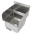 John Boos PBHS-W-1616-SSLR Pro-Bowl Hand Sink Wall Mount Stainless Steel 16"W x 16"