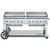 Crown Verity CV-MG-72NG 81" Natural Gas Outdoor Griddle - 159,000 BTU