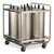 Lakeside 7410 Easy-Glide 10.13" Dia. Round Stainless Steel 4-Tube Open Mobile Dish Dispenser