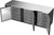 Beverage Air BB94HC-B 94" W Three-Section Solid Door Refrigerated Back Bar Storage Cabinet - 115 Volts