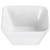 Winco WDP008-101 9 Oz. Porcelain Bright White Square Bowl (24 Each Per Case)