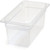 Carlisle 3066207 5.7 Qt. 1/3 Size PolyCarbonate Clear Storplus Food Pan