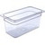 Carlisle 3066207 5.7 Qt. 1/3 Size PolyCarbonate Clear Storplus Food Pan
