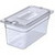 Carlisle 3066207 5.7 Qt. 1/3 Size PolyCarbonate Clear Storplus Food Pan