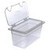 Carlisle 3066207 5.7 Qt. 1/3 Size PolyCarbonate Clear Storplus Food Pan
