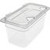 Carlisle 3066207 5.7 Qt. 1/3 Size PolyCarbonate Clear Storplus Food Pan
