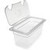 Carlisle 3066207 5.7 Qt. 1/3 Size PolyCarbonate Clear Storplus Food Pan
