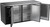 Beverage Air BB72HC-B 72" W Black Galvanized 3 Solid Doors Refrigerated Back Bar Storage Cabinet - 115 Volts