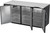 Beverage Air BB72HC-B 72" W Black Galvanized 3 Solid Doors Refrigerated Back Bar Storage Cabinet - 115 Volts