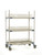 Metro PR36VX2-XDR Metromax I Mobile Drying Rack Unit With Drip Tray 36"W x 68"H 3-Tier