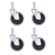 Metro Rpbc4M-4 Replacement Casters 4" For Mycart Series & Deep Ledge Utility Carts (Set of 4)