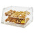Winco ADC-2 1'' x 18'' x 1''H Clear Acrylic Countertop Display Case ( 1 Set)