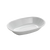 American Metalcraft MLRS9 18 Oz. Plastic White Oblong Bowl