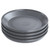 Cambro MDSP9477 1.75" H Plastic Dark Gray The Shoreline Collection Thermal Pellet - 12/Case