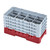 Cambro 8HS800416 Camrack Glass Rack With (4) Soft Gray Extenders - 2 Cases