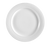 CAC China BST-7 7.5" Dia. Super White Porcelain Round Boston Plate (3 Dozen Per Case)