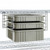 Metro Ss2Nc Super Erecta Slide System 10 1/4 x 20 3/8 x 21 5/8 Nickel-Chrome Wire With Clear Protective Coating