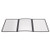 Winco PMCT-9K 9-1/2" x 12-1/8" Black Menu Cover