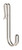 Metro Hk23S Super Erecta Snap-On Hook 3-7/16"H Stainless Steel Style A - Small Multi-Purpose