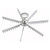 Winco APM-07 7 Cut Cast Aluminum Pie / Cake Marker