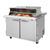 Turbo Air PST-48-18-N-DS 48.25" W Two-Section Two Door PRO Series Mega Top Sandwich/Salad Prep Table with Dual Sided Lid