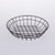 American Metalcraft WIB100 10" Metal Black Round Basket