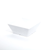 American Metalcraft FSWMEL94 125 Oz. Plastic White Square Serving Bowl