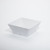 American Metalcraft FSWMEL94 125 Oz. Plastic White Square Serving Bowl