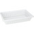 Carlisle 1064802 26" W x 18" D x 5" H Polyethylene White Rectangular StorPlus Colander
