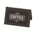 Cal-Mil 3047-1 3" Black Coffee Chalkboard Tent Label