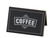 Cal-Mil 3047-1 3" Black Coffee Chalkboard Tent Label