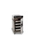 Cres Cor H339128CZ 18.88" W Aluminum 1-Compartment Insulated Half-Height Mobile Heated Correctional Cabinet - 120 Volts