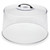 Carlisle 251207 11 5/8" Dia. SAN Plastic Clear Cake Cover