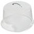 Carlisle 251207 11 5/8" Dia. SAN Plastic Clear Cake Cover