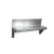 John Boos BHS524R6 Lavatory Shelf Wall-Mounted 24"W 16/300 Stainless Steel 4"H Riser In Rear Brackets & Mounting Hardware