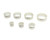 Matfer Bourgeat 150104 ExoGlass Pastry Cutter set 1-3/8"H Plain Round One-Piece Composite Material - 1 set