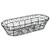 Winco WBKG-15
 Metal
 Black
 Oval
 Bread/Fruit Basket