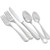 Winco 0030-08 9-1/4" 18/8 Stainless Steel Extra Heavy Weight Dinner Knife (Contains 1 Dozen)
