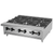Asber AEHP-6-36-LP 36" W Stainless Steel Liquid Propane Countertop Hotplate - 180,000 BTU