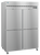 Hoshizaki F2A-HS 55" W Two-Section Solid Door Reach-In Steelheart Series Freezer - 115 Volts