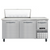 Continental Refrigerator RA68N18M 68" W Three-Section One Door Refrigerated Base Sandwich Unit
